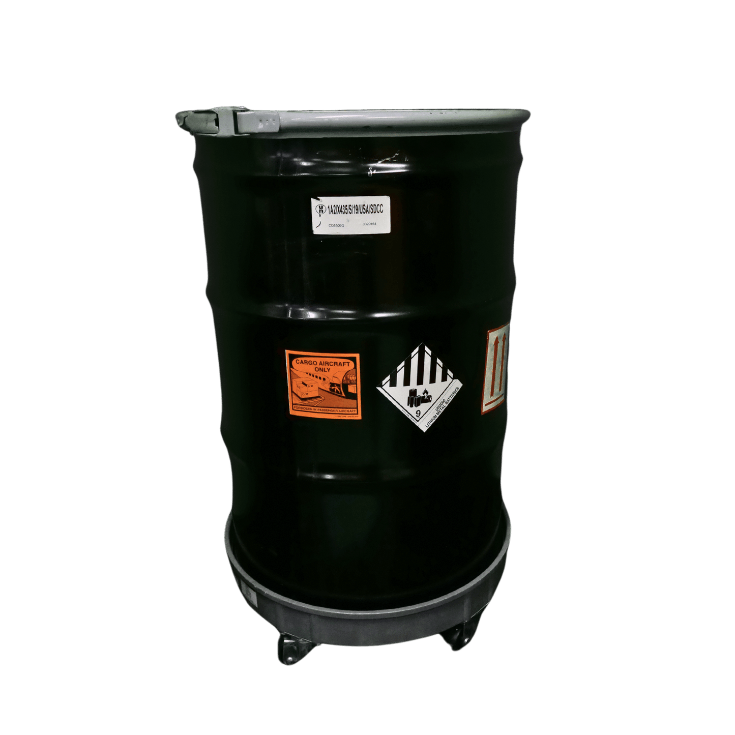 Drum, steel, 1A2/X400/S, 55-gallon, 5 drums