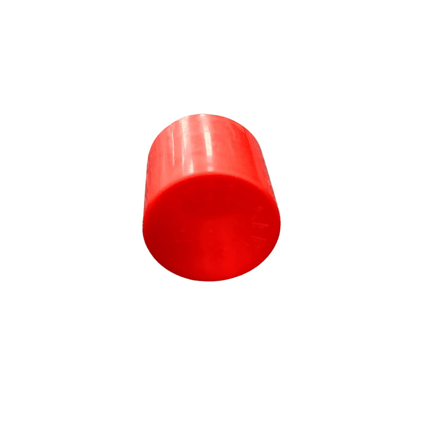 SALE Cap, soft plastic, red, 1.125x1in, 100 caps