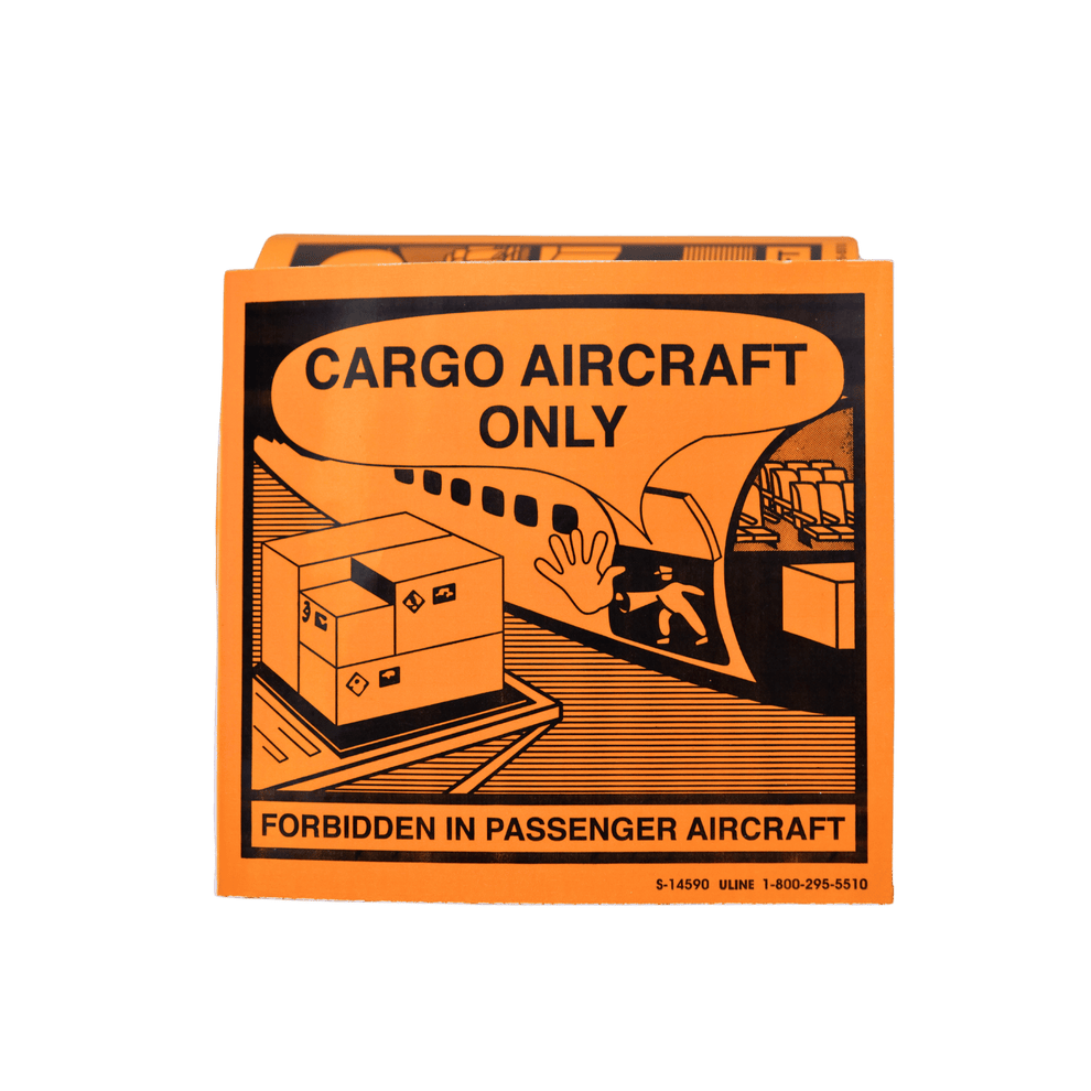 Label, Cargo Aircraft Only, 100 labels – JET Battery Services