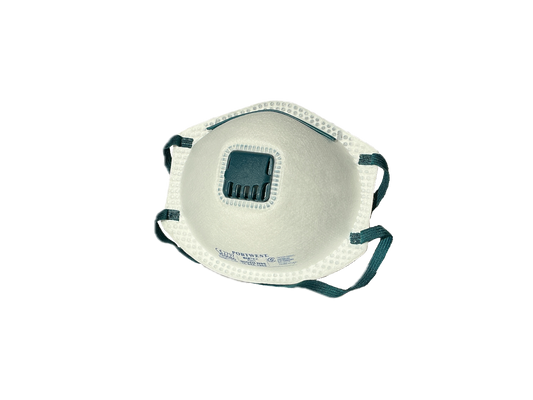 Respirator mask, N95 particulate, CE marked, 10 masks